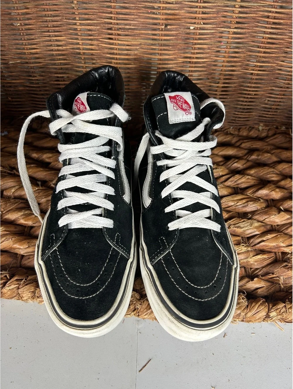 Vans Sk8-Hi black high top sneakers